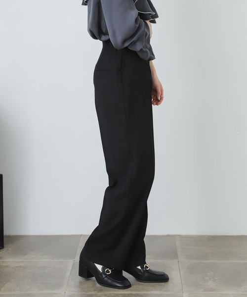 SENSE OF PLACE by URBAN RESEARCH(センスオブプレイスバイアーバンリサーチ)の「『XS・TALL展開あり』カルゼハイウエストワイドパンツ(その他パンツ・レディース・グリーン/ブラック/ライトベージュ・SMALL/X-SMALL/TALL/MEDIUM)」の18枚目の写真