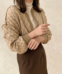 【apres jour clair】２WAYキルトライクニット【ZOZOTOWN限定アイテム】