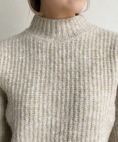 CAPRICIEUX LE'MAGE（カプリシューレマージュ）の「豆スリーブプルオーバー（ニット/セーター・レディース・アイボリー/ブラック/グリーン系その他・FREE）」の22枚目の写真