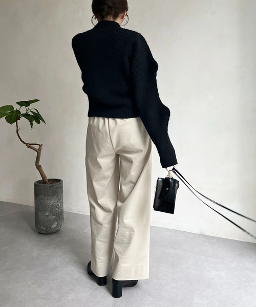 CAPRICIEUX LE'MAGE（カプリシューレマージュ）の「豆スリーブプルオーバー（ニット/セーター・レディース・アイボリー/ブラック/グリーン系その他・FREE）」の18枚目の写真