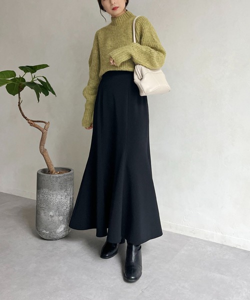 CAPRICIEUX LE'MAGE（カプリシューレマージュ）の「豆スリーブプルオーバー（ニット/セーター・レディース・アイボリー/ブラック/グリーン系その他・FREE）」の10枚目の写真