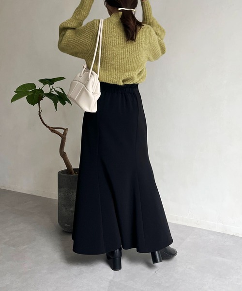 CAPRICIEUX LE'MAGE（カプリシューレマージュ）の「豆スリーブプルオーバー（ニット/セーター・レディース・アイボリー/ブラック/グリーン系その他・FREE）」の9枚目の写真