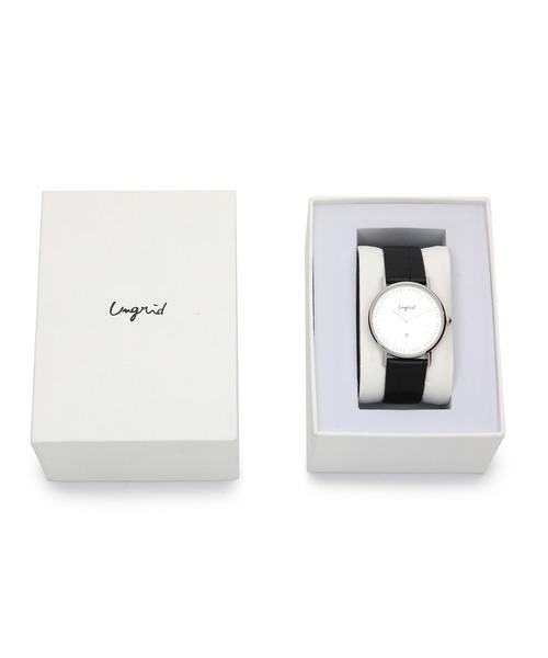 Ungrid（アングリッド）の「【Ungrid/アングリッド】ベーシック ラウンド レザー 腕時計（アナログ腕時計・レディース・ブラウン/シルバー/ブラック系その他/ブラウン系その他・FREE）」の17枚目の写真