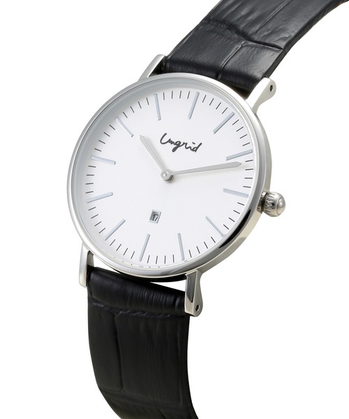 Ungrid（アングリッド）の「【Ungrid/アングリッド】ベーシック ラウンド レザー 腕時計（アナログ腕時計・レディース・ブラウン/シルバー/ブラック系その他/ブラウン系その他・FREE）」の7枚目の写真
