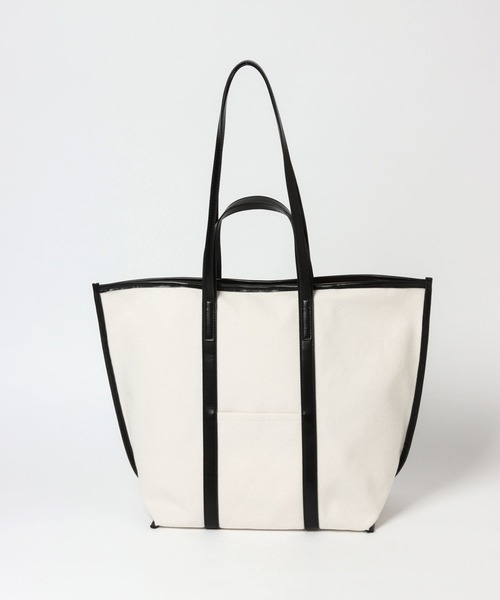 LEPSIM(レプシィム)の「サスティナキャンバス BIGトート 264286(トートバッグ・レディース・ブラック/ブラウン・ONE SIZE)」の6枚目の写真