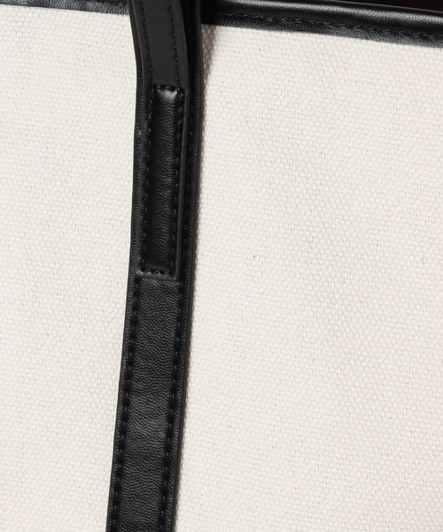 LEPSIM(レプシィム)の「サスティナキャンバス BIGトート 264286(トートバッグ・レディース・ブラック/ブラウン・ONE SIZE)」の15枚目の写真