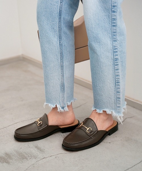 CAMINANDO(カミナンド)の「【CAMINANDO/カミナンド】BIT MOCCASINS SLIPPERS(モカシン/デッキシューズ・レディース・ブラック/ブラウン・35/37/36/39/38)」の17枚目の写真