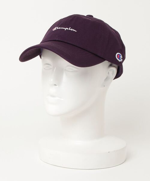 Champion(チャンピオン)の「Champion:ツイルキャップ(キャップ・メンズ・パープル/ホワイト/ブラック/ベージュ・FREE)」の1枚目の写真
