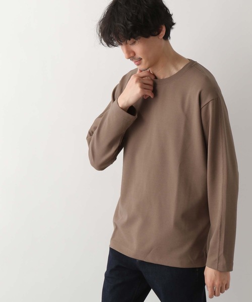 GLOBAL WORK(グローバルワーク)の「ジョーゼットTee/長袖/255805(Tシャツ/カットソー・メンズ・ホワイト系その他2/ネイビー/チャコールグレー/ライトグレー/キャメル・LARGE/SMALL/MEDIUM)」の5枚目の写真