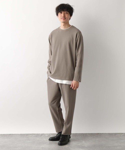 GLOBAL WORK(グローバルワーク)の「ジョーゼットTee/長袖/255805(Tシャツ/カットソー・メンズ・ホワイト系その他2/ネイビー/チャコールグレー/ライトグレー/キャメル・LARGE/SMALL/MEDIUM)」の8枚目の写真