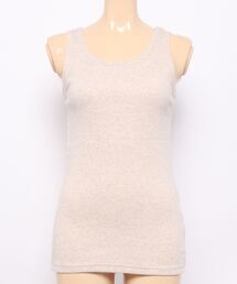 Samansa Mos2 | テレコノースリーブカットソー(Tシャツ/カットソー)