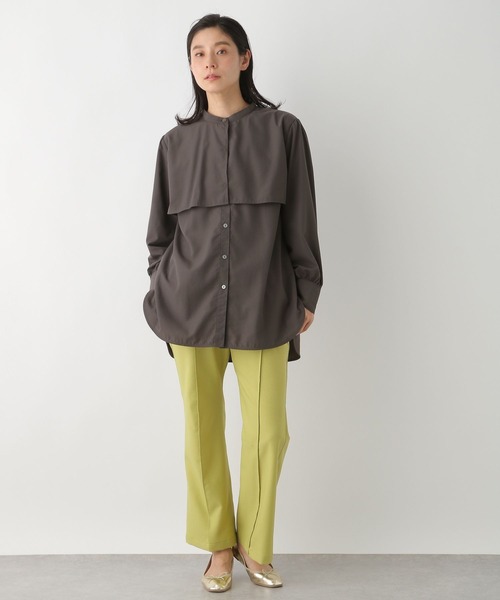 LEPSIM（レプシィム）の「カラーフレアパンツ　272390（その他パンツ・レディース・ブラック/ライム/オレンジ・MEDIUM/LARGE）」の5枚目の写真