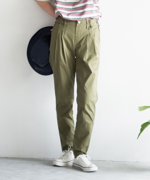 LBC(エルビーシー)の「さらひやジップレスパンツ(その他パンツ・レディース・ブラック/ブルー/ホワイト/オリーブ/イエロー・M/S/L)」の3枚目の写真