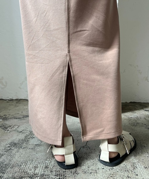 CAPRICIEUX LE'MAGE（カプリシューレマージュ）の「パッチワークタイトスカート（スカート・レディース・ブラック/ベージュ・FREE）」の7枚目の写真