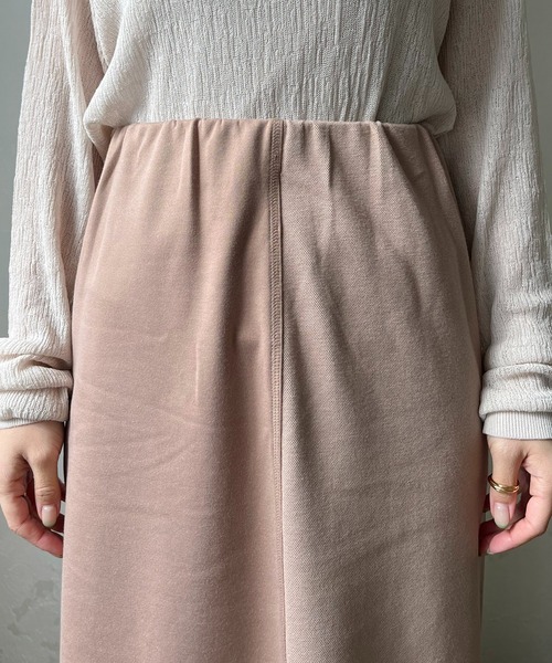 CAPRICIEUX LE'MAGE（カプリシューレマージュ）の「パッチワークタイトスカート（スカート・レディース・ブラック/ベージュ・FREE）」の17枚目の写真