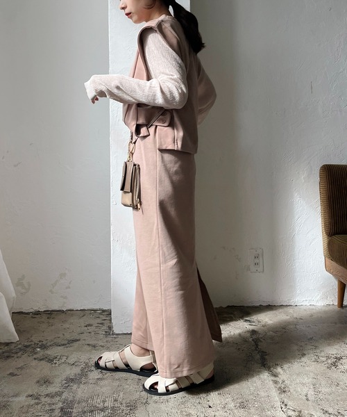 CAPRICIEUX LE'MAGE（カプリシューレマージュ）の「パッチワークタイトスカート（スカート・レディース・ブラック/ベージュ・FREE）」の16枚目の写真