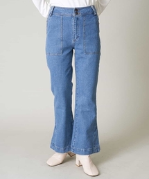 A de a.v.v | ［SET UP対応］デニムフレアパンツ(デニムパンツ)