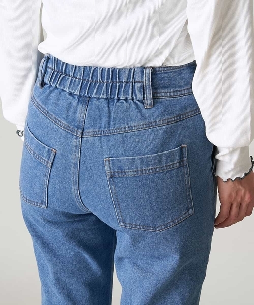 A de a.v.v（アードアー・ヴェ・ヴェ）の「［SET UP対応］デニムフレアパンツ（デニムパンツ・レディース・ブルー・38/36）」の8枚目の写真