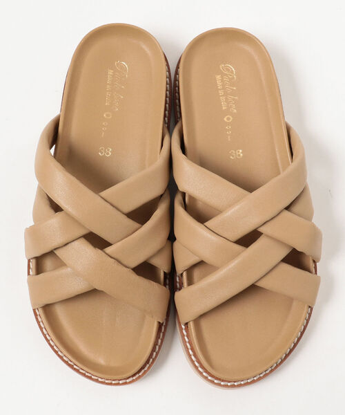 B:MING by BEAMS(ビーミングバイビームス)の「PAOLO BOVE / メッシュ サンダル(サンダル・レディース・ブラック/ナチュラル・38/39/36/37)」の6枚目の写真