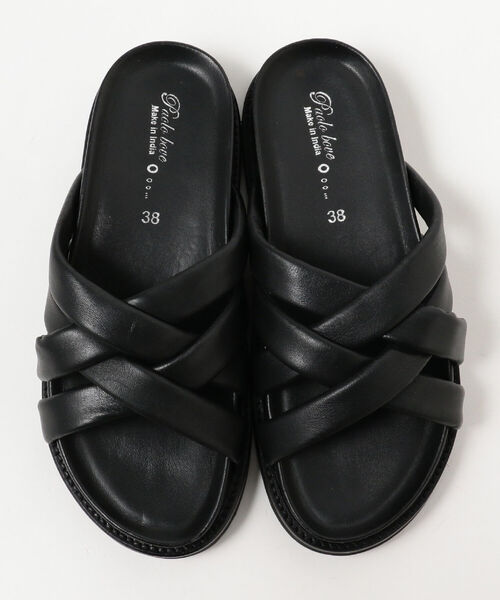 B:MING by BEAMS(ビーミングバイビームス)の「PAOLO BOVE / メッシュ サンダル(サンダル・レディース・ブラック/ナチュラル・38/39/36/37)」の11枚目の写真