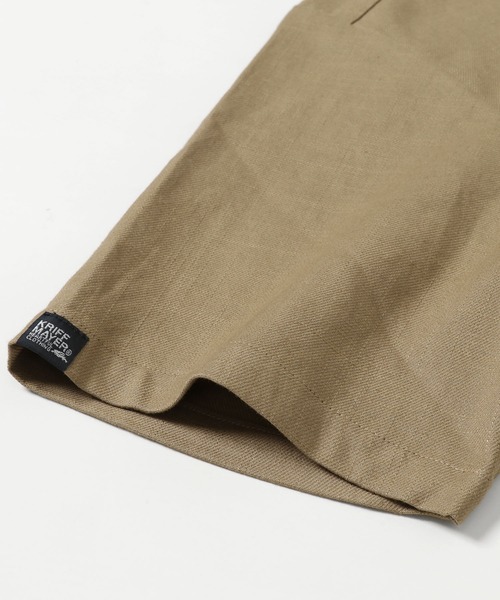 KRIFF MAYER(クリフメイヤー)の「ファティーグ半袖シャツ(シャツ/ブラウス・メンズ・ベージュ/チャコール・MEDIUM/X-LARGE/LARGE/SMALL)」の9枚目の写真