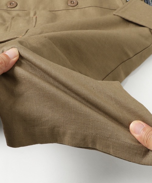 KRIFF MAYER(クリフメイヤー)の「ファティーグ半袖シャツ(シャツ/ブラウス・メンズ・ベージュ/チャコール・MEDIUM/X-LARGE/LARGE/SMALL)」の10枚目の写真