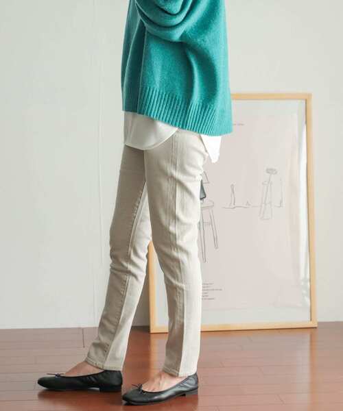 URBAN RESEARCH DOORS(アーバンリサーチドアーズ)の「デニムスリムイージーパンツ(デニムパンツ・レディース・ブラック/グレー/インディゴブルー・1/0)」の6枚目の写真