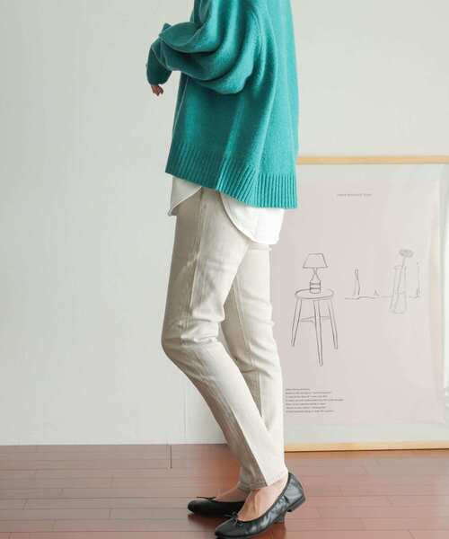 URBAN RESEARCH DOORS(アーバンリサーチドアーズ)の「デニムスリムイージーパンツ(デニムパンツ・レディース・ブラック/グレー/インディゴブルー・1/0)」の7枚目の写真