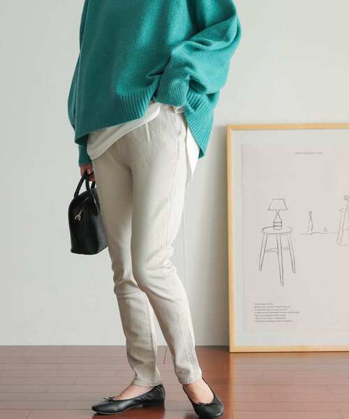 URBAN RESEARCH DOORS(アーバンリサーチドアーズ)の「デニムスリムイージーパンツ(デニムパンツ・レディース・ブラック/グレー/インディゴブルー・1/0)」の10枚目の写真