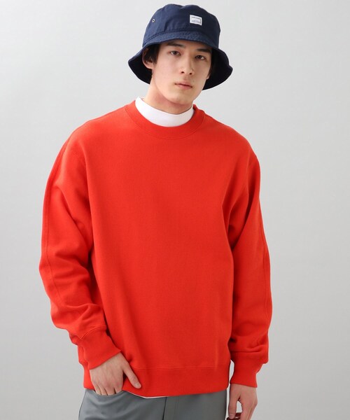 THE SHOP TK （ザ ショップ ティーケー ）の「オーバーサイズヘヴィーウエイトトレーナー（スウェット・メンズ・ライトブルー/グレー/ダークグリーン/ダークオレンジ・03/02/04）」の13枚目の写真