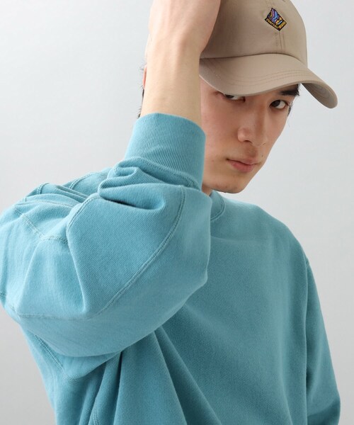 THE SHOP TK （ザ ショップ ティーケー ）の「オーバーサイズヘヴィーウエイトトレーナー（スウェット・メンズ・ライトブルー/グレー/ダークグリーン/ダークオレンジ・03/02/04）」の16枚目の写真