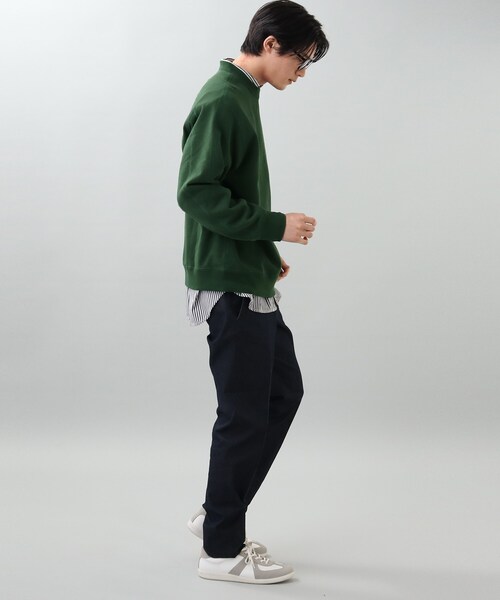 THE SHOP TK （ザ ショップ ティーケー ）の「オーバーサイズヘヴィーウエイトトレーナー（スウェット・メンズ・ライトブルー/グレー/ダークグリーン/ダークオレンジ・03/02/04）」の11枚目の写真