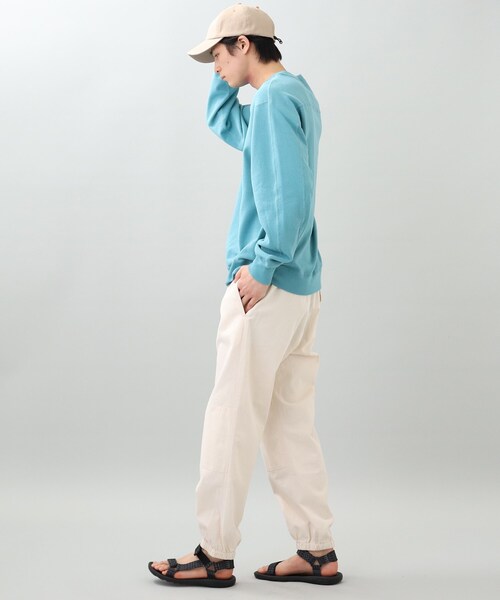 THE SHOP TK （ザ ショップ ティーケー ）の「オーバーサイズヘヴィーウエイトトレーナー（スウェット・メンズ・ライトブルー/グレー/ダークグリーン/ダークオレンジ・03/02/04）」の21枚目の写真