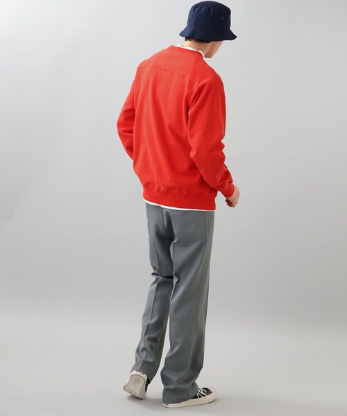 THE SHOP TK （ザ ショップ ティーケー ）の「オーバーサイズヘヴィーウエイトトレーナー（スウェット・メンズ・ライトブルー/グレー/ダークグリーン/ダークオレンジ・03/02/04）」の8枚目の写真