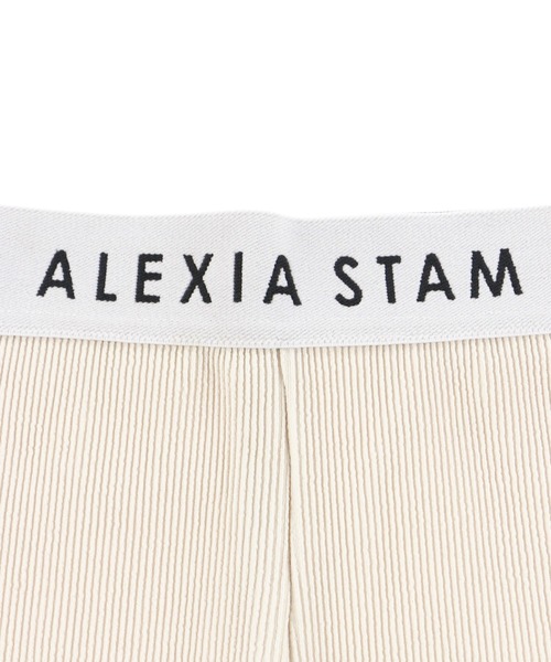 ALEXIA STAM（アリシアスタン）の「Logo Band Rib Cycling Shorts/ロゴバンドリブサイクリングショーツ（その他パンツ・レディース・アイボリー/ブラウン/アッシュグレー・S/M）」の22枚目の写真