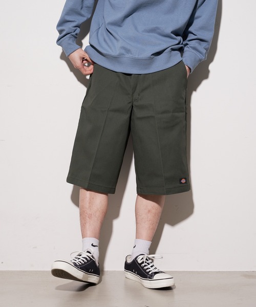 Dickies(ディッキーズ)の「【DICKIES/ディッキーズ】JPセルフォンワークショーツ 182M40WD13 ワイドショーツ ワンポイント(その他パンツ・メンズ・ブラック/ブラウン/グリーン/チャコールグレー/オレンジ/ロイヤルブルー/ネイビー/ベージュ/カーキ/アーミー/パープル・30inch/36inch/32inch/28inch/34inch)」の1枚目の写真