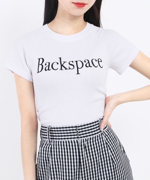 WC(ダブル シー)の「BackspaceピチT(Tシャツ/カットソー・レディース・グリーン/パープル/ホワイト/イエロー・FREE)」の11枚目の写真
