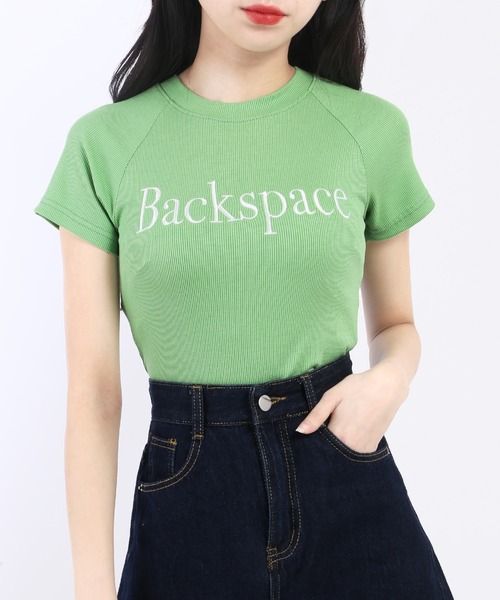 WC(ダブル シー)の「BackspaceピチT(Tシャツ/カットソー・レディース・グリーン/パープル/ホワイト/イエロー・FREE)」の12枚目の写真