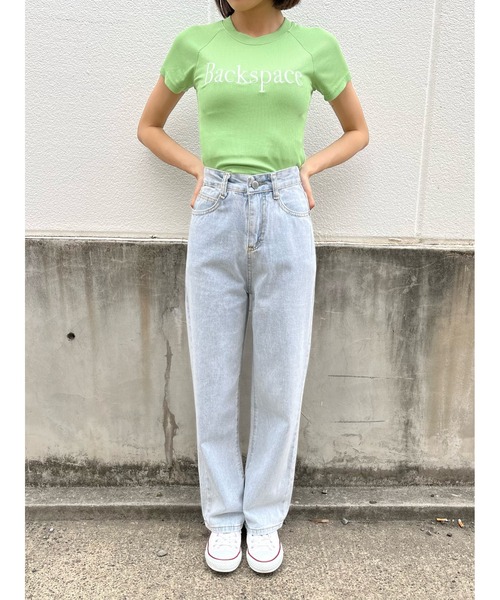 WC(ダブル シー)の「BackspaceピチT(Tシャツ/カットソー・レディース・グリーン/パープル/ホワイト/イエロー・FREE)」の22枚目の写真
