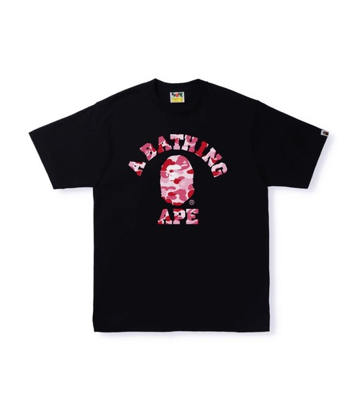 A BATHING APE ★ ABC CAMO COLLEG Tシャツ エイプ カモ ロゴ ABC CAMO COLLEGE TEE | bape.com