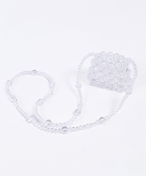 WC（ダブル シー）の「ビーズミニバッグ（ショルダーバッグ・レディース・ホワイト/グリーン/その他1・FREE）」の10枚目の写真