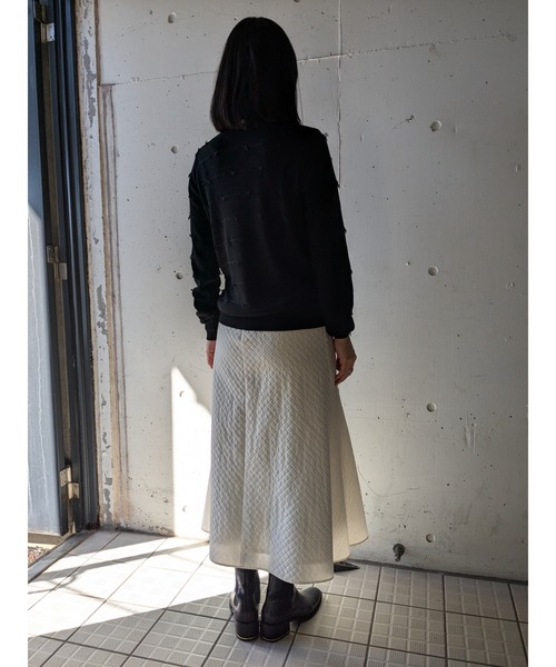 Sono(ソーノ)の「【SONO/ソーノ】キルティングジャガード マーメイドスカート(スカート・レディース・アイボリー/ブラック/ブラウン・2/1)」の21枚目の写真