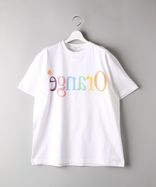 FREAK'S STORE（フリークスストア）の「FRUIT LOGO Tシャツ / フルーツロゴ半袖Tシャツ（Tシャツ/カットソー・レディース・ブラック/オフホワイト・ﾌﾘ-）」の17枚目の写真