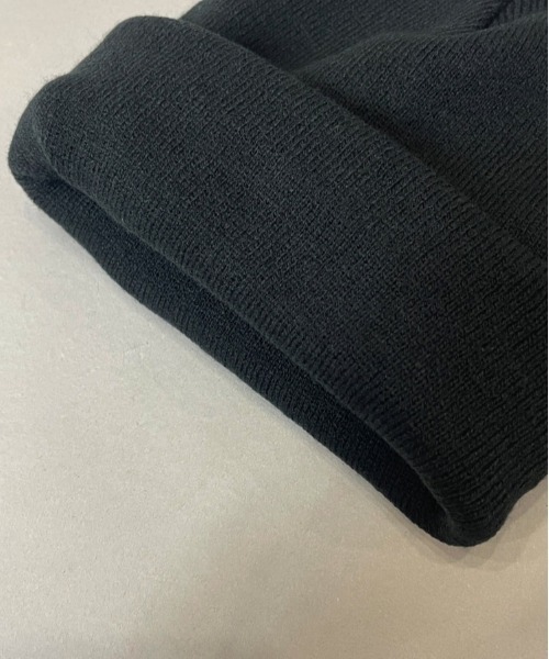 ROTHCO（ロスコ）の「ROTHCO ROLL CAP（ニットキャップ/ビーニー・メンズ・ブラック/ブラック系その他2・FREE）」の4枚目の写真