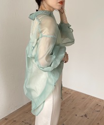 over size sheer shirt / オーバーサイズシアーシャツ