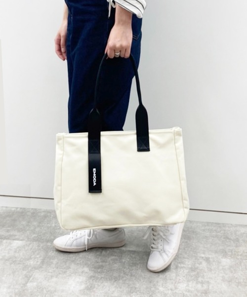 EMODA（エモダ）の「EMODA/エモダ　キャンバスグログランA4トート（トートバッグ・レディース・ブラック/オフホワイト/ブラウン系その他・FREE）」の17枚目の写真