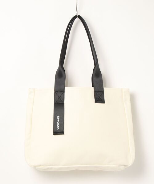 EMODA（エモダ）の「EMODA/エモダ　キャンバスグログランA4トート（トートバッグ・レディース・ブラック/オフホワイト/ブラウン系その他・FREE）」の9枚目の写真