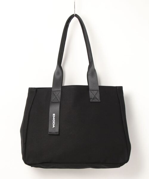 EMODA（エモダ）の「EMODA/エモダ　キャンバスグログランA4トート（トートバッグ・レディース・ブラック/オフホワイト/ブラウン系その他・FREE）」の10枚目の写真