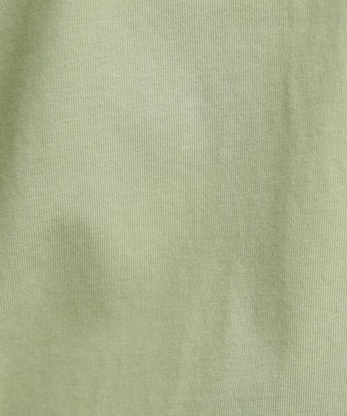 SHOO・LA・RUE（シューラルー）の「◆【接触冷感/洗濯機可】タック フレンチスリーブ Tシャツ（Tシャツ/カットソー・レディース・ブラック/オリーブ/ホワイト系/ブラック系2/ブルー系2/ピンク系・00）」の21枚目の写真