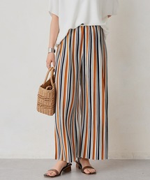 Chez toi | アソート柄プリーツイージーパンツ(その他パンツ)